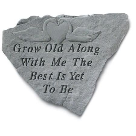 Kay Berry - Inc. Grow Old Along With Me The Best Is Yet To Be - Memorial - 8.5 Inches x 11 Inches KA313464